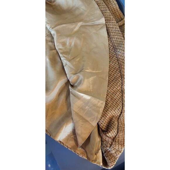 Polo Ralph Lauren Rugby 100% Wool Brown Flared Mini Skirt Dark Academia Sz 4‎ - Picture 5 of 7